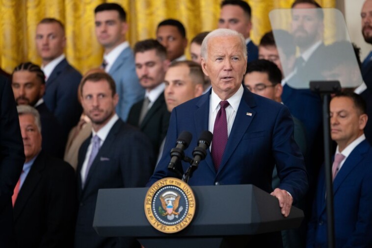 biden-appears-confused-as-he-greets-world-series-champion-texas-rangers-at-wh-for-his-only-public-event-this-week:-‘what-am-i-doing?’