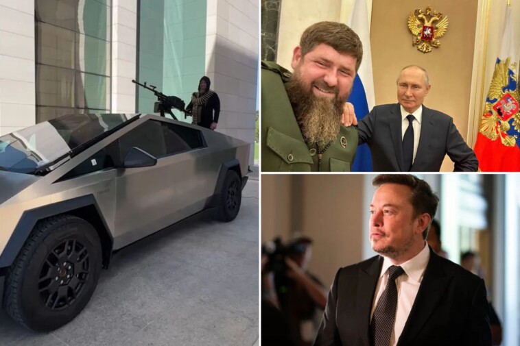 ecstatic-war-lord-mounts-machine-gun-on-cybertruck,-invites-musk-to-visit-after-hailing-billionaire’s-‘genius’