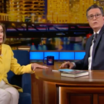 fresh-from-leading-the-biden-coup,-queen-of-mean-nancy-pelosi-interrupted-by-anti-israel-wackos-during-late-night-love-fest-with-stephen-colbert-(video)