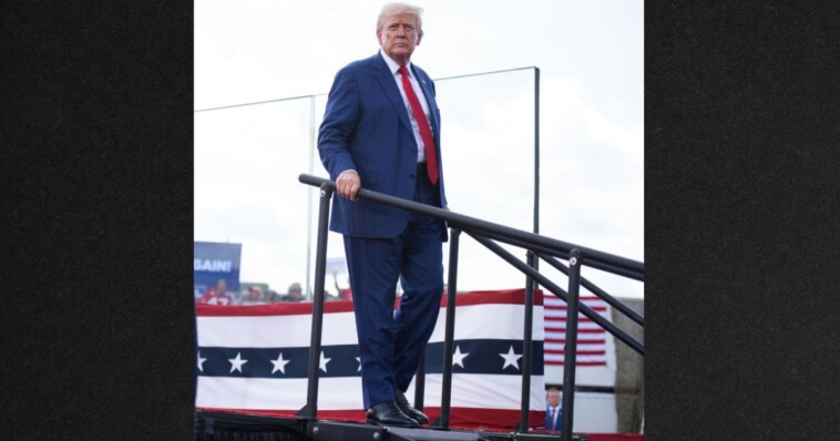 watch:-trump-immediately-concerned-after-woman-collapses-at-rally,-rushes-over-to-her-in-stunning-moment