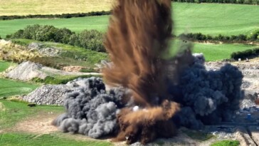 german-bomb-from-wwii-set-off-in-controlled-explosion-in-northern-ireland-after-400-homes-evacuated