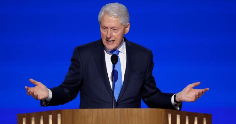 bill-clinton-repeatedly-breaks-democrats’-kamala-harris-rule-during-dnc-speech:-‘that-shows-you’re-a-virulent-racist’