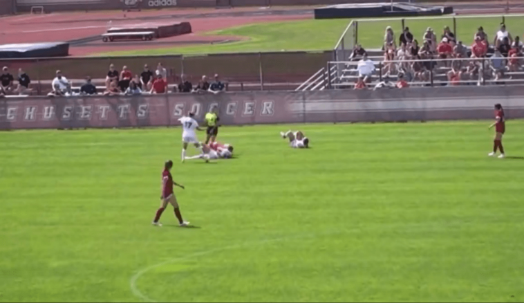 rutgers,-umass-women’s-soccer-game-devolves-into-ugly-brawl-as-punches-fly