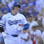 shohei-ohtani-(and-dog)-bobblehead-night:-fans-line-up-at-dodger-stadium-hours-before-first-pitch