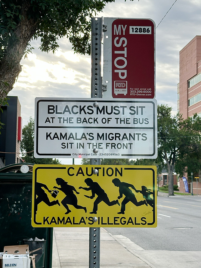 just-in:-dem-ag-appears-to-threaten-street-artist-sabo-after-his-brilliant-artwork-blaming-kamala-for-illegal-alien-invasion-appears-on-street-signs,-bus-stops-in-aurora,-co