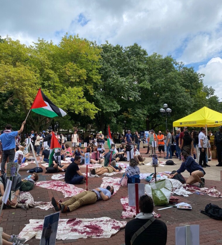 university-of-michigan-campus-club-fair-erupts-into-mayhem-as-cops-break-up-anti-israel-protests