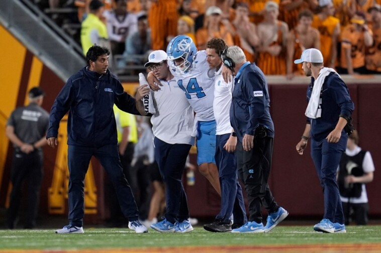 unc-quarterback-max-johnson-out-for-the-season-after-suffering-brutal-injury