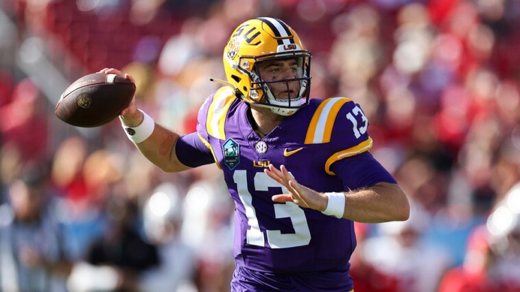 new-lsu-quarterback-discusses-not-‘trying-to-be-next’-jayden-daniels-or-joe-burrow,-team’s-expectations