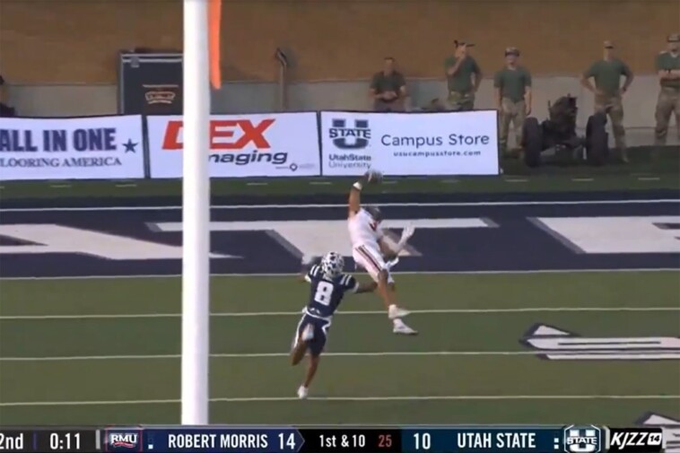 robert-morris’-rob-carter-jr.-makes-insane-one-handed-interception:-‘are-you-kidding-me?’