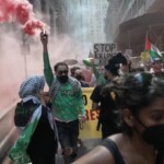 up-to-7,000-rabid-anti-israel-protesters-storm-nyc-on-labor-day,-light-flares-and-set-off-smoke-bombs