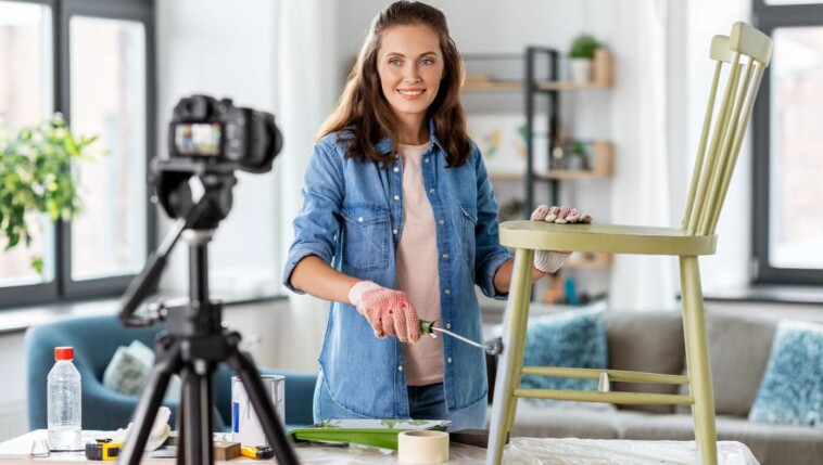 wife’s-home-improvement-project-takes-10x-longer-than-projected-as-she-keeps-stopping-to-set-up-tripod