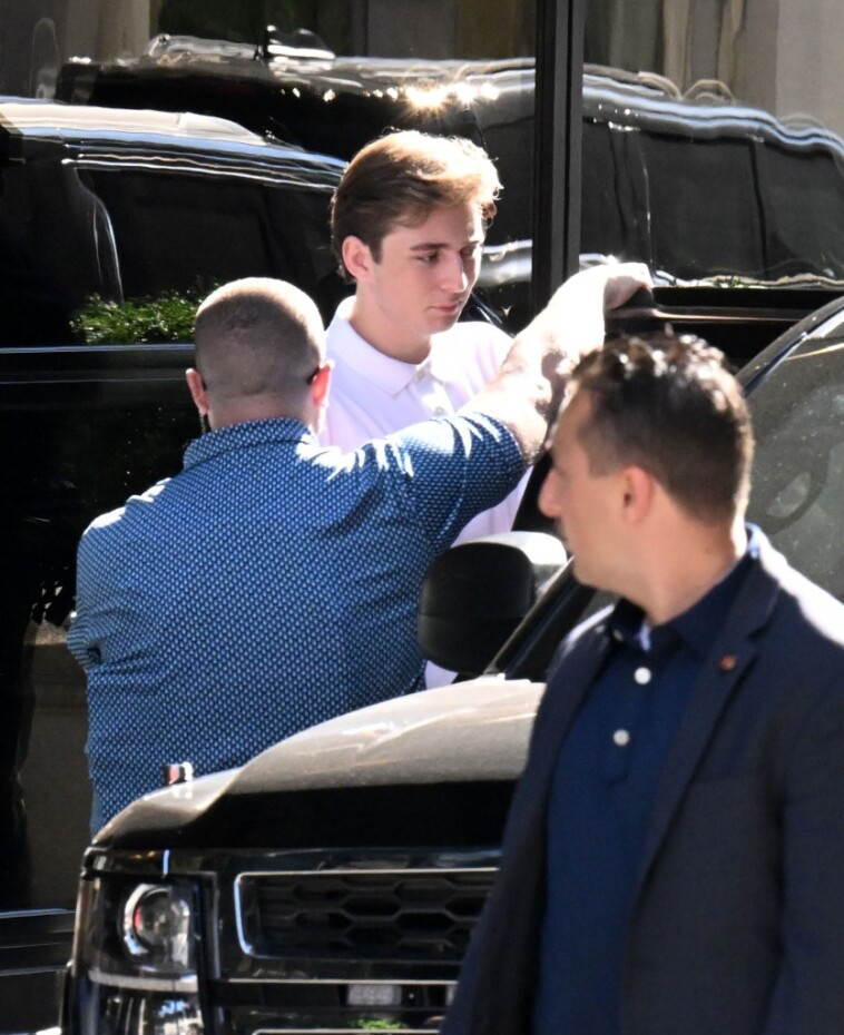 barron-trump-arrives-at-nyu-for-first-day-at-college