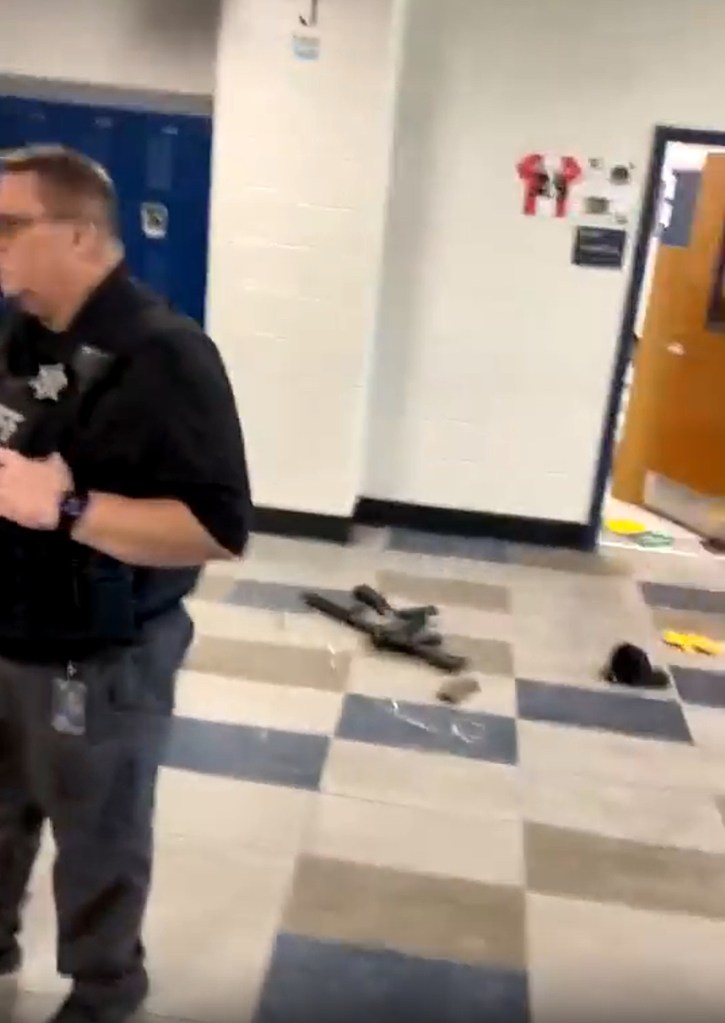 georgia-students-evacuated-from-hallway-where-deadly-mass-shooting-took-place-—-with-killer’s-gun-still-on-the-floor:-chilling-video