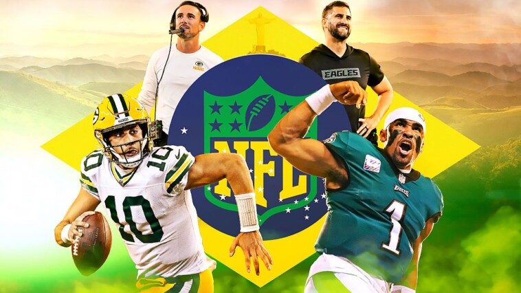 how-the-packers,-eagles-and-80,000-pounds-of-equipment-made-the-first-ever-trip-to-brazil