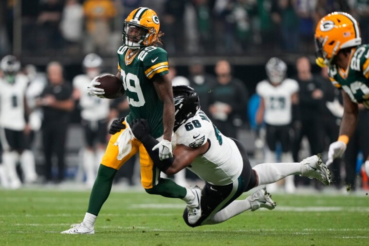 xavier-mckinney-gets-first-packers-interception-before-nick-sirianni-fumes-over-sluggish-eagles-start