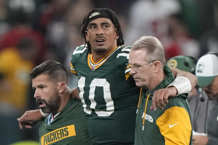 packers-qb-jordan-love-reportedly-suffers-mcl-strain,-avoids-major-season-ending-injury