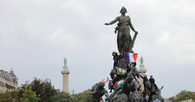 far-left-protests-across-france,-accuses-macron-of-a-‘coup’-by-installing-barnier-as-pm