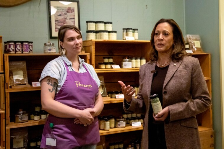 kamala-harris-visits-spice-shop-known-for-hating-and-slamming-republicans,-calls-for-end-of-‘divisiveness’