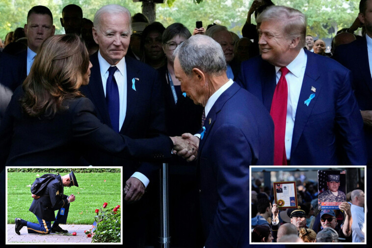 9/11-live-updates:-kamala-harris-smiles,-shakes-hands-with-trump-at-ground-zero-after-tense-debate-night