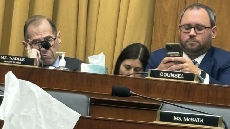 dem-rep.-nadler-pictured-with-head-down,-eyes-closed-during-testimony-from-mothers-of-migrant-crime-victims