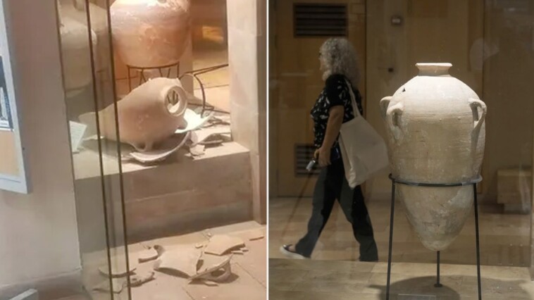 bronze-age-jar-smashed-by-4-year-old-boy-back-on-display-at-israeli-museum