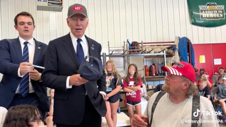 biden-jokes-with-trump-supporter-that-he-doesn’t-remember-his-own-name-at-pa.-fire-station:-‘you’re-an-old-fart’