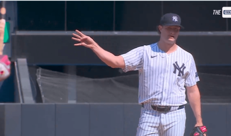 gerrit-cole-intentionally-walks-rafael-devers-with-no-one-on-base-in-wild-yankees-move