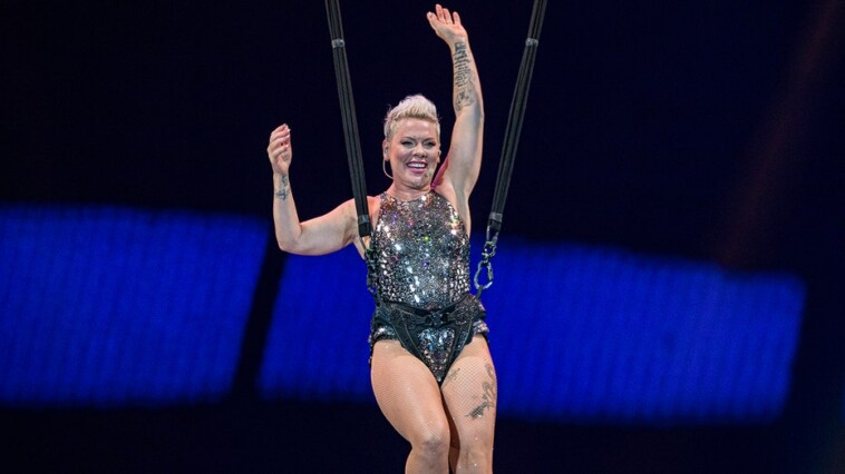 pink-pushes-through-aerial-performance-after-injuring-knee-during-concert:-‘you-don’t-need-knees-to-fly’