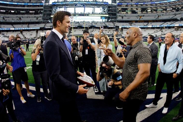 tom-brady-hangs-with-mike-tyson-before-calling-second-nfl-game-as-an-analyst