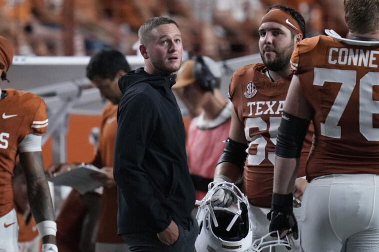 texas-qb-quinn-ewers-‘questionable’-for-game-vs.-louisiana-monroe,-says-coach-steve-sarkisian