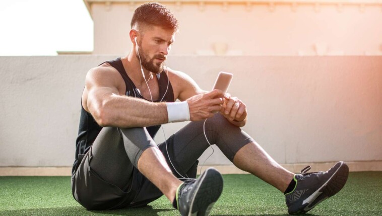 man-spends-entire-workout-finding-right-podcast-to-listen-to