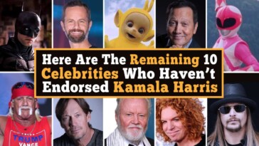 here-are-the-remaining-10-celebrities-who-haven’t-endorsed-kamala-harris