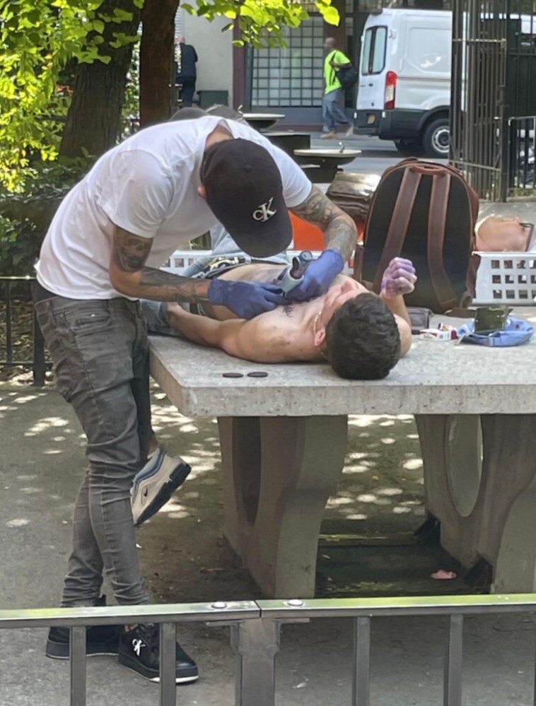 man-gets-tattooed-on-ping-pong-table-inches-away-from-playground-in-nyc-park:-‘a-little-unsanitary’