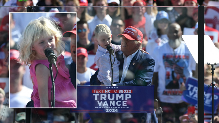 trump’s-grandchildren-steal-the-show-at-north-carolina-rally:-‘vote-for-grandpa’