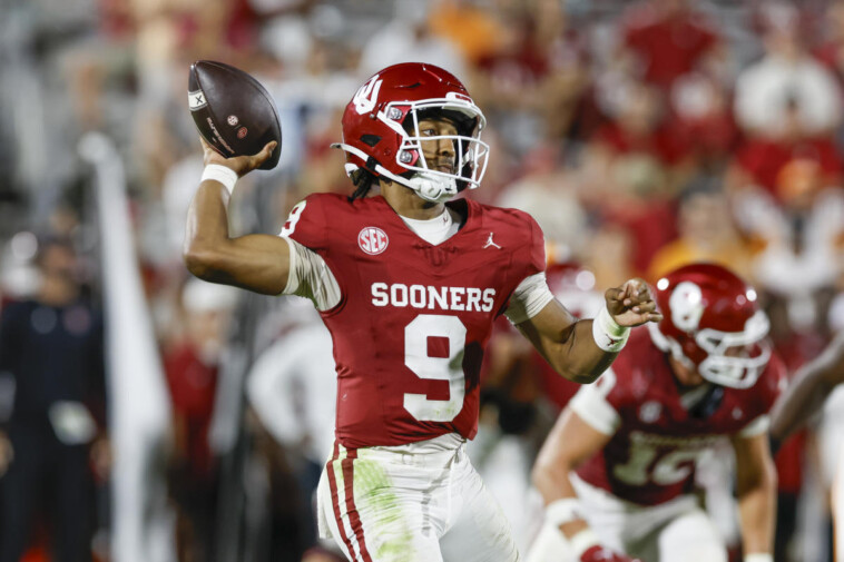 oklahoma-changing-qbs-to-michael-hawkins-jr.,-coach-brent-venables-announces