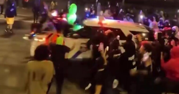 watch:-crowds-wreak-havoc-across-philadelphia,-responding-officer-isolated-and-mobbed