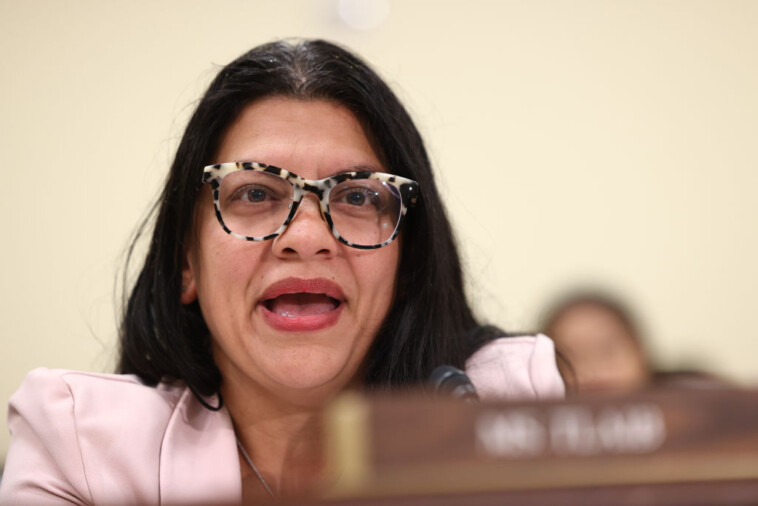 ‘you-are-a-disgrace-to-humanity’:-tlaib-blasted-for-accusing-israel-of-‘indiscriminate-bombing’