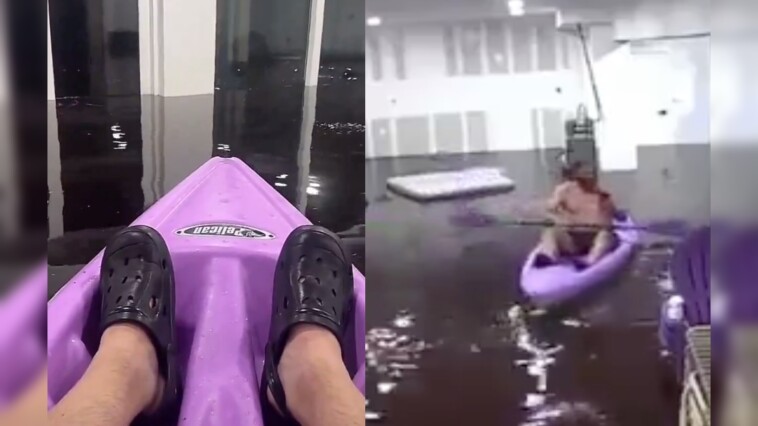 florida-man-livestreams-himself-kayaking-in-living-room-following-hurricane-helene-flooding-(video)