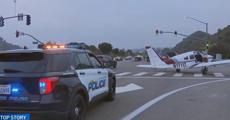 pilot,-passenger-arrested-on-drug-charges-after-small-plane-makes-emergency-landing-on-calif.-highway:-‘can’t-write-this-stuff’