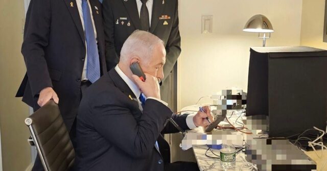 photo:-netanyahu-approved-airstrike-on-hezbollah-hq-from-new-york-hotel-room