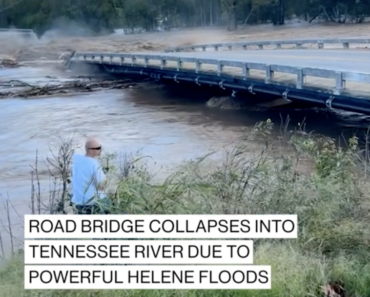 shocking-video-shows-entire-bridge-washed-away-by-hurricane-helene-floodwater:-‘get-out-of-the-way!’