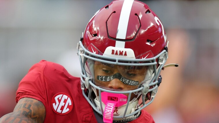 alabama’s-17-year-old-star-receiver-writes-blunt-2-word-message-on-eye-black-ahead-of-breakout-game