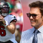 tom-brady-throws-‘disneyland’-jab-after-baker-mayfield-claims-he-‘stressed-out’-buccaneers