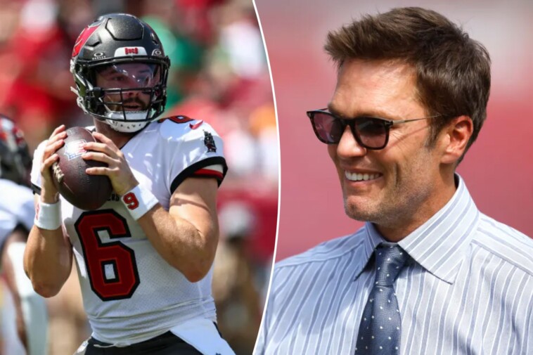 tom-brady-throws-‘disneyland’-jab-after-baker-mayfield-claims-he-‘stressed-out’-buccaneers