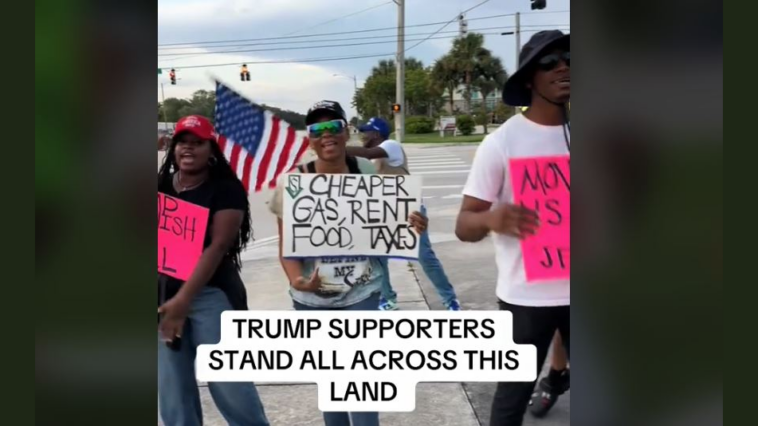 must-see:-black-trump-supporters-take-over-intersection-–-sing-out-support-for-trump-and-praise-the-lord!-(video)