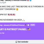 j6-patriot-panel-twitter-space-tonight-at-8:00-pm-et:-stand-up-for-justice-join-jake-lang-and-cara-castronuova