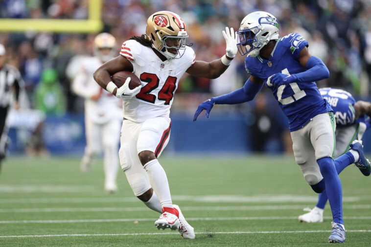 49ers-rb-jordan-mason-returns-to-action-after-a-shoulder-injury,-then-exits-again