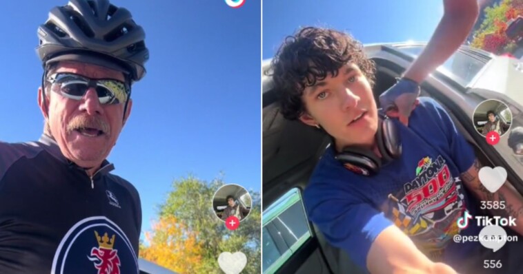 cyclist-gets-reality-check-from-cops-after-telling-young-driver,-‘i-have-more-rights-than-you’-in-road-rage-meltdown