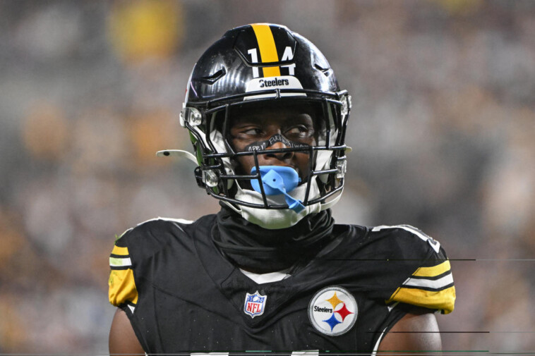 nfl-fines-steelers-wr-george-pickens-$10k-for-profane-message-on-eye-black