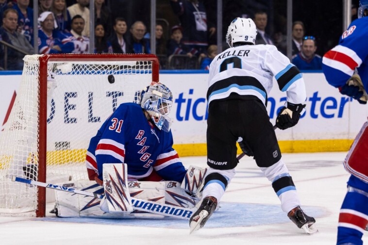 rangers-fall-in-overtime-in-high-scoring-shootout-loss-to-utah-in-home-opener